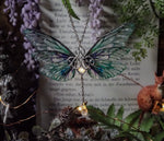 Lade das Bild in den Galerie-Viewer, Atsila Necklace - silver, emerald green, kelpie