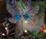 Lade das Bild in den Galerie-Viewer, Atsila necklace - silver, pink / blue