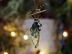 Load image into Gallery viewer, Charm Fae Necklace - green, mushroom