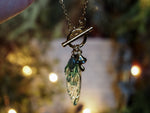 Load image into Gallery viewer, Charm Fae Necklace - green, mushroom