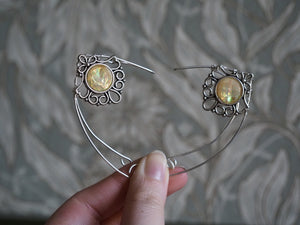 Elf Ears - white, silver