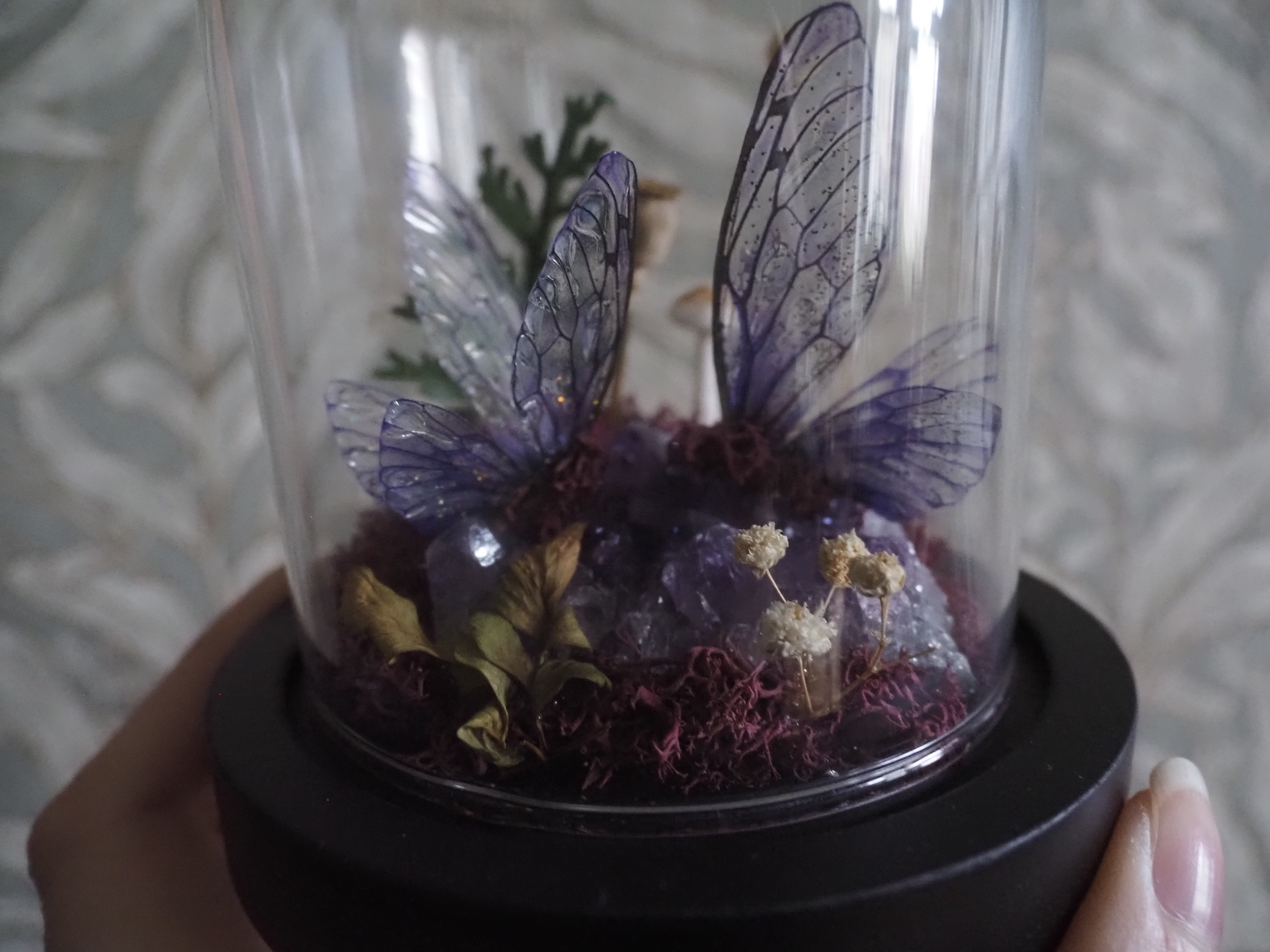 OOAK purple amethyst globe small