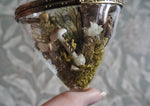 Load image into Gallery viewer, OOAK Cottagecore Fairy glass heart - nature
