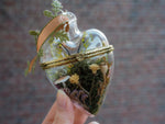 Load image into Gallery viewer, OOAK Glass hearted container - autumn
