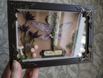 Load image into Gallery viewer, OOAK Woodland Fae Key Frame - amethyst
