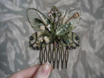 Load image into Gallery viewer, OOAK Butterfly Key Hair Comb
