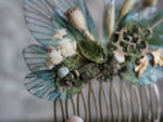 Load image into Gallery viewer, OOAK Woodland Key Comb - emerald
