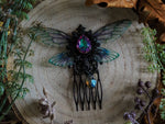 Load image into Gallery viewer, Fairy Kelpie Hair Comb black
