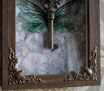 Load image into Gallery viewer, OOAK Flying Key emerald Frame
