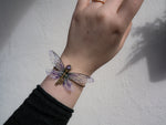 Load image into Gallery viewer, Flying key bracelet - purple, bronce
