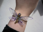 Lade das Bild in den Galerie-Viewer, Flying key bracelet - purple, bronce
