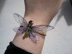 Lade das Bild in den Galerie-Viewer, Flying key bracelet - purple, bronce
