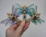Load image into Gallery viewer, Fae Queen Crown Comb - Purple
