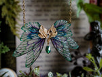 Load image into Gallery viewer, Golden dusk leaf necklace - Kelpie
