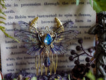 Load image into Gallery viewer, Pixie Moon Comb - gold, purple
