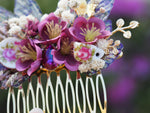 Load image into Gallery viewer, OOAK purple spring comb
