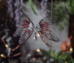 Lade das Bild in den Galerie-Viewer, Leaf Necklace - silver, sunrise
