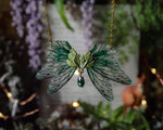 Lade das Bild in den Galerie-Viewer, Leaf Necklace - emerald
