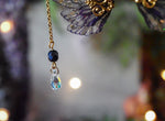 Load image into Gallery viewer, Earlobe Cuffs - purple, swarovski crystals
