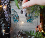 Lade das Bild in den Galerie-Viewer, Earlobe Cuffs - silver, blue
