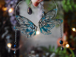 Lade das Bild in den Galerie-Viewer, Earlobe Cuffs - silver, blue
