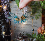 Lade das Bild in den Galerie-Viewer, Earlobe Cuffs - blue, star
