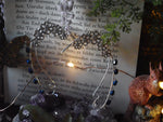 Lade das Bild in den Galerie-Viewer, Elf Ear Cuffs - flower. blue pearls
