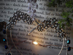 Lade das Bild in den Galerie-Viewer, Elf Ear Cuffs - flower. blue pearls
