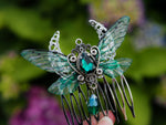 Lade das Bild in den Galerie-Viewer, Haircomb small moon emerald
