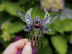 Lade das Bild in den Galerie-Viewer, Haircomb small moon purple
