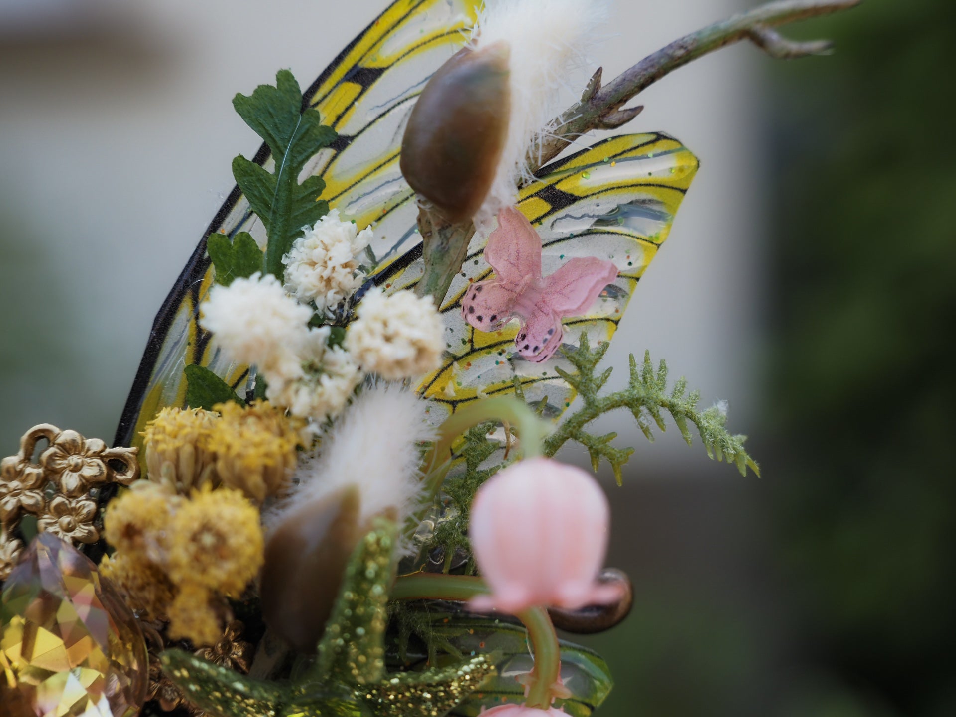 OOAK Forest Fae comb