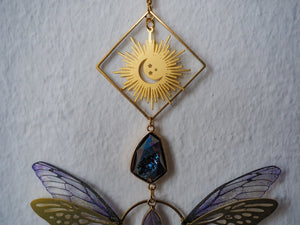 OOAK Luna Moth Suncatcher