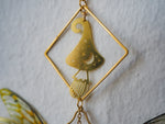 Load image into Gallery viewer, OOAK Mushroom and Butterfly Suncatcher
