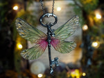 Load image into Gallery viewer, Flying Key green pink silver
