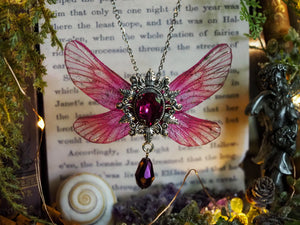 Whimsical necklace pink