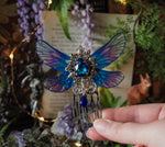 Lade das Bild in den Galerie-Viewer, Haircomb Blau, silver
