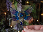Lade das Bild in den Galerie-Viewer, Haircomb Blau, silver
