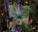 Load image into Gallery viewer, Pixie Necklace emerald, silver
