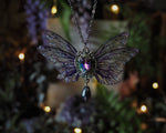 Load image into Gallery viewer, Pixie Necklace purple, silver
