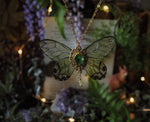 Lade das Bild in den Galerie-Viewer, Pixie Necklace butterfly green, gold
