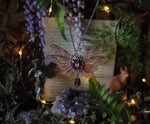 Load image into Gallery viewer, Pixie necklace, pink, silver
