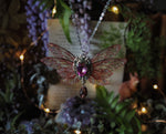 Load image into Gallery viewer, Pixie necklace, pink, silver

