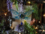 Lade das Bild in den Galerie-Viewer, Whimsical Necklace blue, silver
