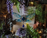 Lade das Bild in den Galerie-Viewer, Whimsical Necklace blue, silver
