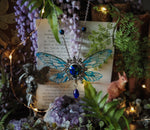 Lade das Bild in den Galerie-Viewer, Whimsical Necklace blue, silver
