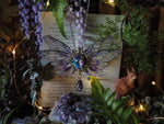 Lade das Bild in den Galerie-Viewer, Whimsical Necklace purple, silver
