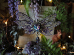 Lade das Bild in den Galerie-Viewer, Whimsical Necklace purple, silver
