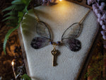 Lade das Bild in den Galerie-Viewer, Enchanted Necklace purple, gold
