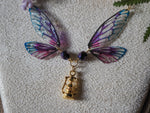 Lade das Bild in den Galerie-Viewer, Enchanted Necklace purple glas, gold
