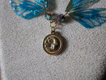 Load image into Gallery viewer, Enchanted Necklace blue, gold
